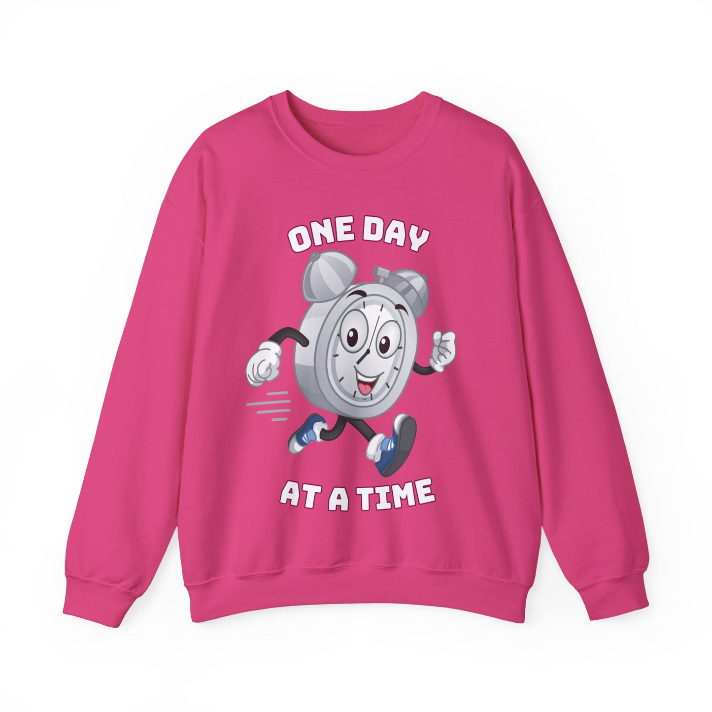 Comfortable One Day At a Time motivational sweatshirt”