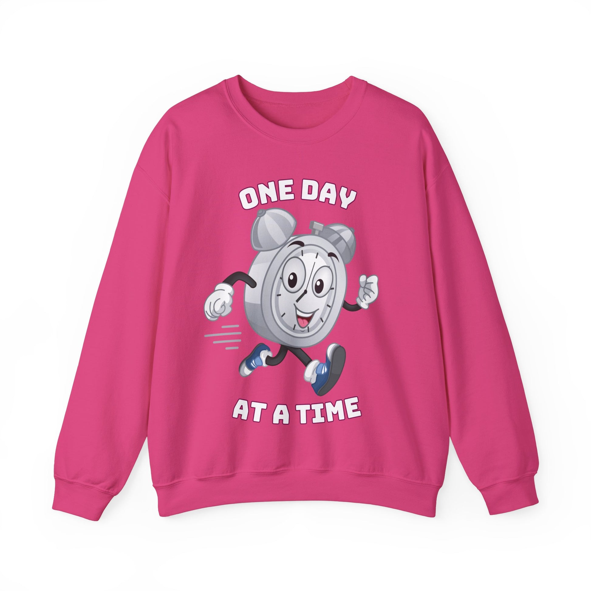 Comfortable One Day At a Time motivational sweatshirt”