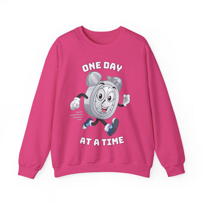 Comfortable One Day At a Time motivational sweatshirt”