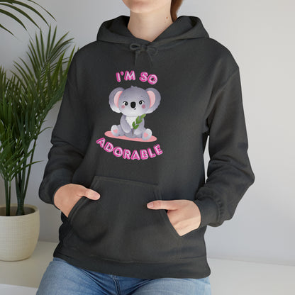 Cozy I’m So Adorable hoodie perfect for cute winter outfits
