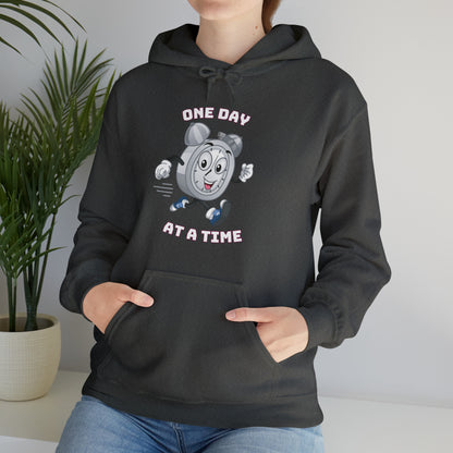 Cozy One Day At a Time hoodie designed for daily inspiration