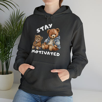 “Cozy Stay Motivated hoodie perfect for daily motivation