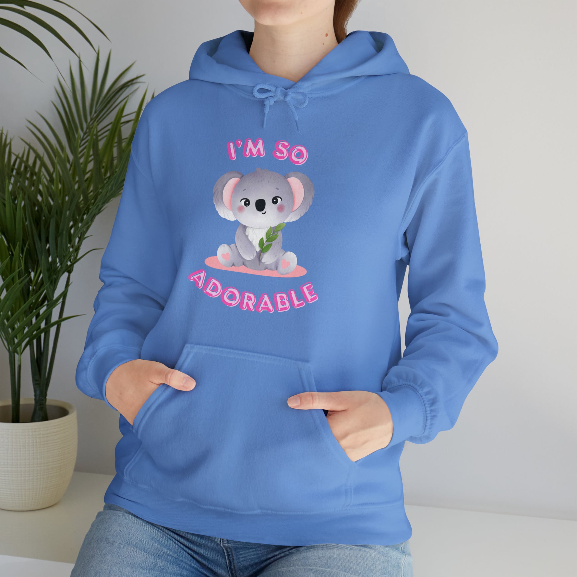 Cute I’m So Adorable hoodie ideal for fun cozy looks
