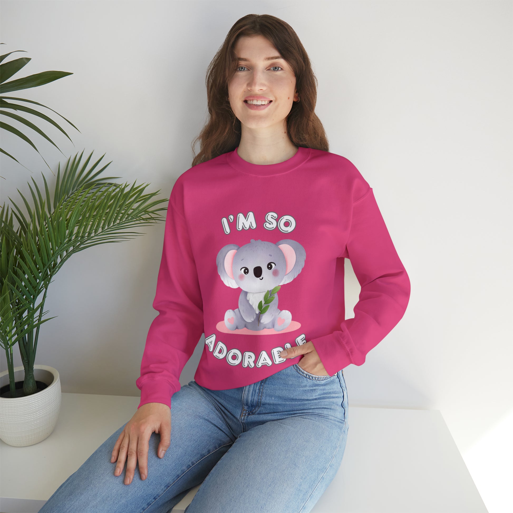 “Cute I’m So Adorable sweatshirt for playful cozy outfits