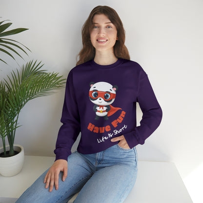  Have Fun sweatshirt with a positive and playful graphic