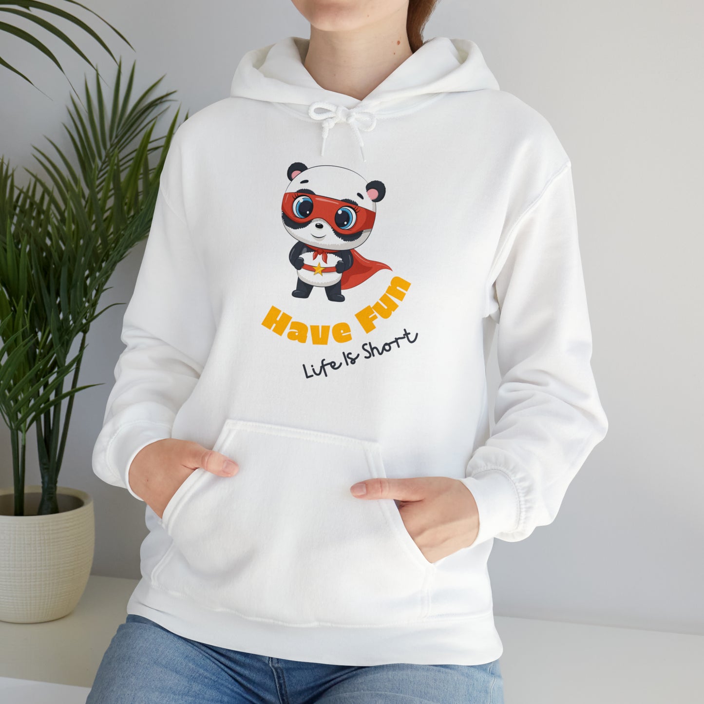 Playful Have Fun hoodie with bold, fun design"