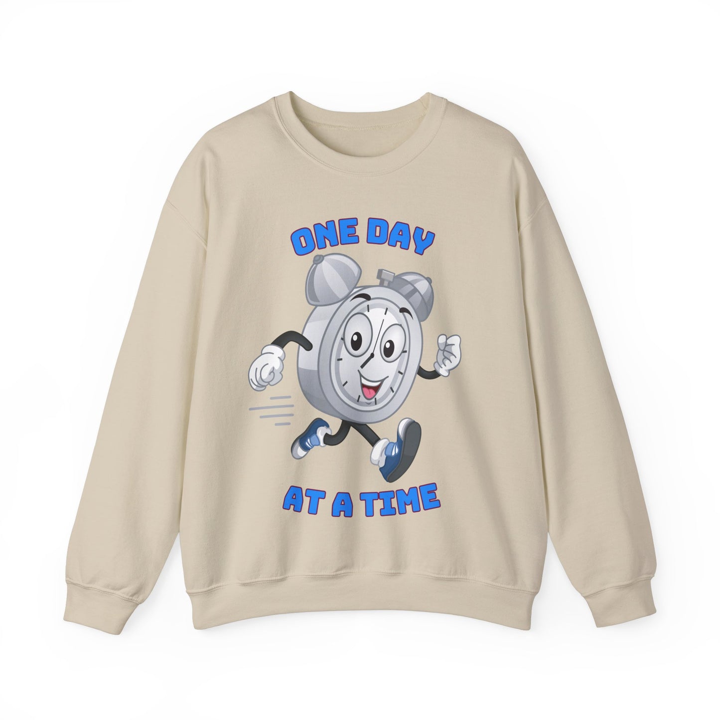 “Positive message One Day At a Time graphic pullover”