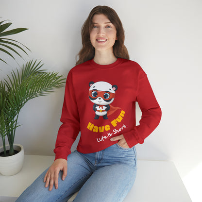 Relaxed-fit Have Fun sweatshirt for casual, comfortable wear