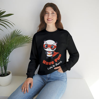 Soft Have Fun sweatshirt featuring an uplifting design"