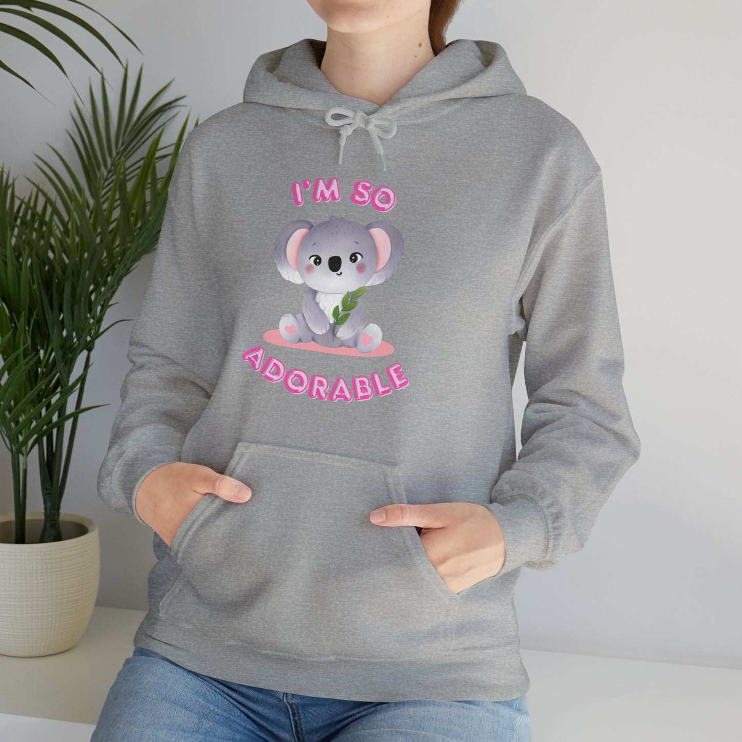 “Warm I’m So Adorable hoodie made with soft fleece material
